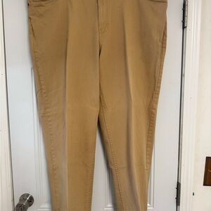 Harbor Bay Big and Tall Men's Tan Straight Jeans